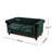 Monahans Chesterfield Velvet Loveseat, Rolled Arm Sofa With Diamond Tufting-151394945