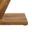 Table basse moderne et minimaliste en bois aggloméré transparent et bois