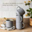 Over&Back Stackable Semi-Matte Hand-Finished Stoneware Mugs, Set of 4-99312904