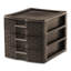 Commode de rangement 3 tiroirs Sterilite