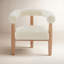 Fauteuil d'appoint à dossier courbé-461775655-461775654