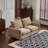 69 In. 2-Seats Modular Sectional Velvet Sofa Corner Chair Sofa Couch-97580915-97580920