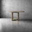 Table de salle à manger ronde en bois massif minimaliste-1883472479