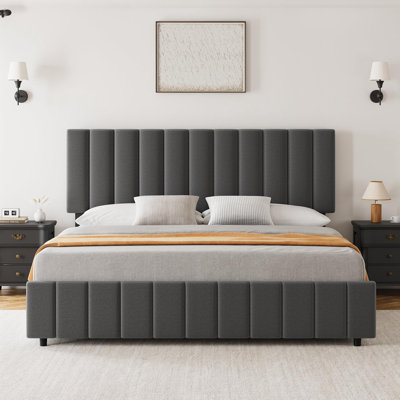 Ditchko Upholstered Slat Bed