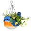 Pot à fleurs suspendu en résine Uthyr Blue Jay Portly