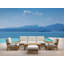 Riviera Outdoor 5 - Piece Teak Conversation Set