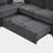 84"W 3-Piece Pull-Out Sectional Sofa Bed-1802443495