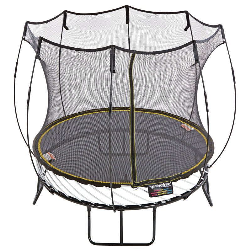 Springfree 8' Round Trampoline with Safety Enclosure.