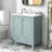 30'' Single Bathroom Vanity with Ceramic Top-100389961