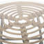 Table d'appoint minimaliste avec structure stable en verre trempé