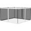 Moustiquaire de rechange blanche pour gazebo, 3 m x 3,6 m - Protégez et gardez votre espace propre, installation facile, parois latérales dégagées, espace extérieur organisé, méthode d'installation simple