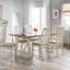 Maranda 49.5cm H Polyester Blend Upholstered Slat Back Side Chair in Ivory