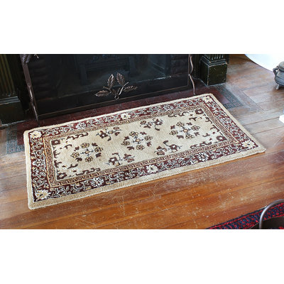Geloff Hand Tufted Wool Oriental Indoor Rug