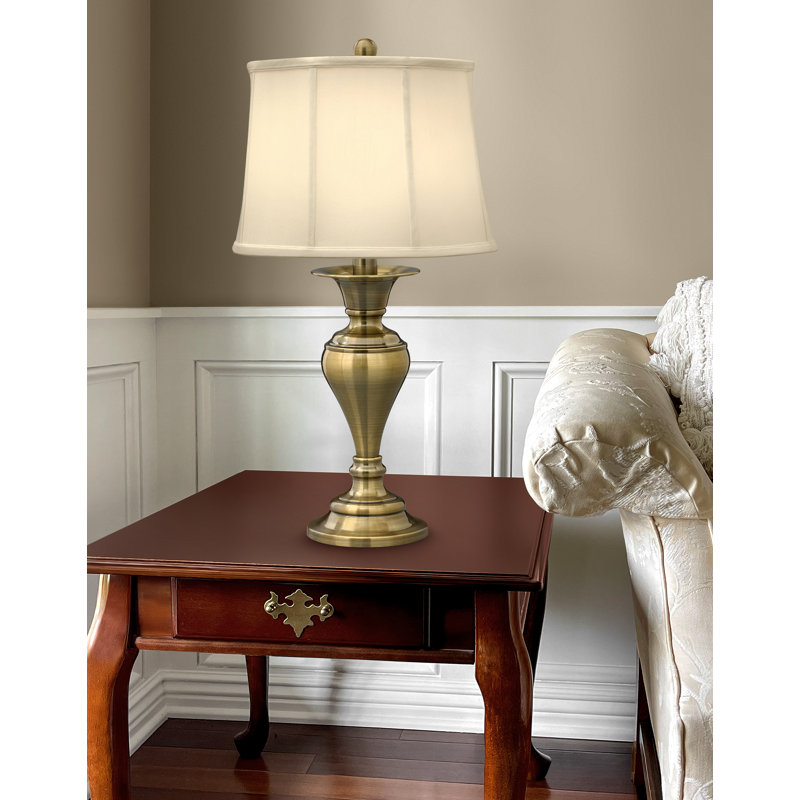 Dover 29" Satin Antique Brass Table Lamp