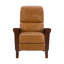 Fauteuil inclinable en cuir véritable Harber-10359275