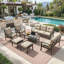 7-Piece Metal Patio Furniture Set-2101789787