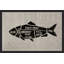 « fish morceaux ii », reproduction de peinture à l’aquarelle encadrée-20837084