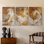 Sea and Shore Series XXIV - Ensemble de toiles tendues avec châssis Premium - Prêt à être accroché