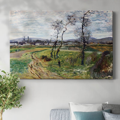 Field at Gennevilliers, 1877-Gallery Wrapped Canvas