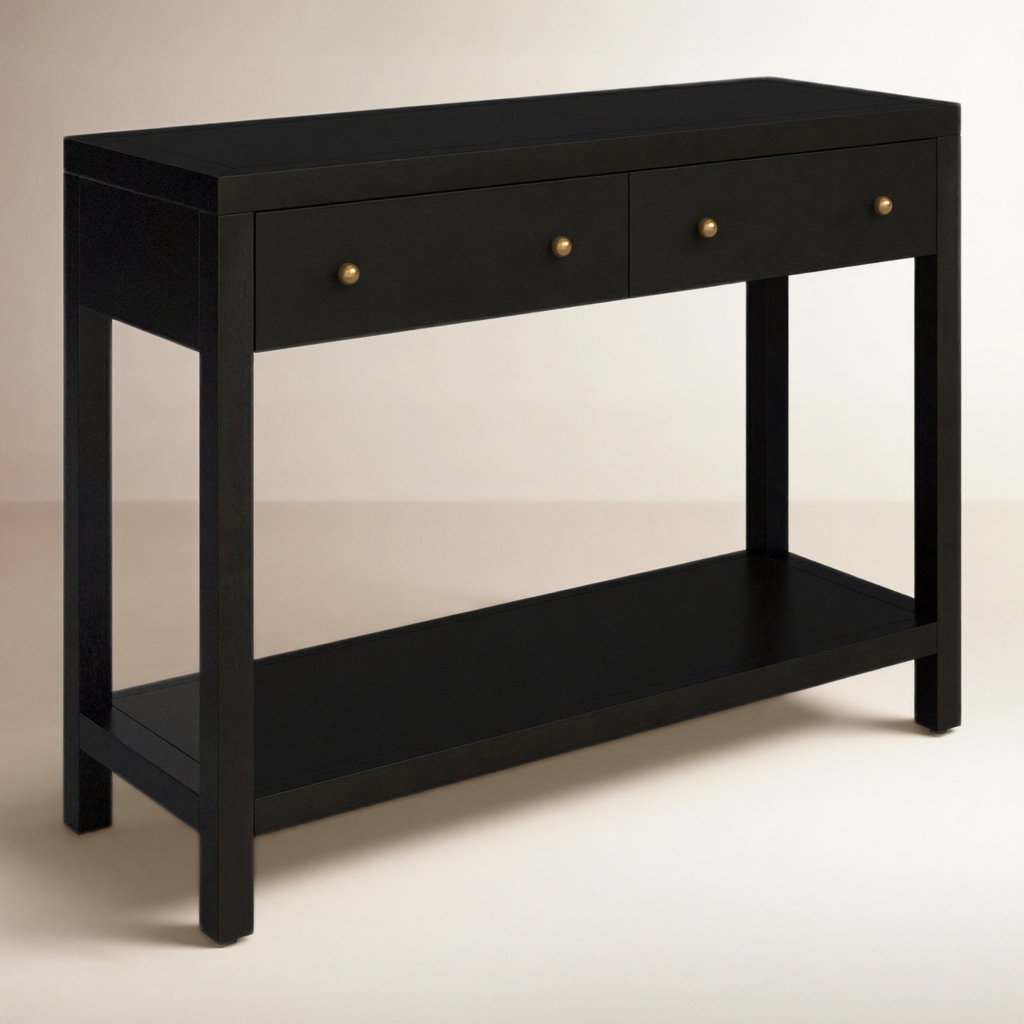 Celine 40" Console Table, Antique Coffee
