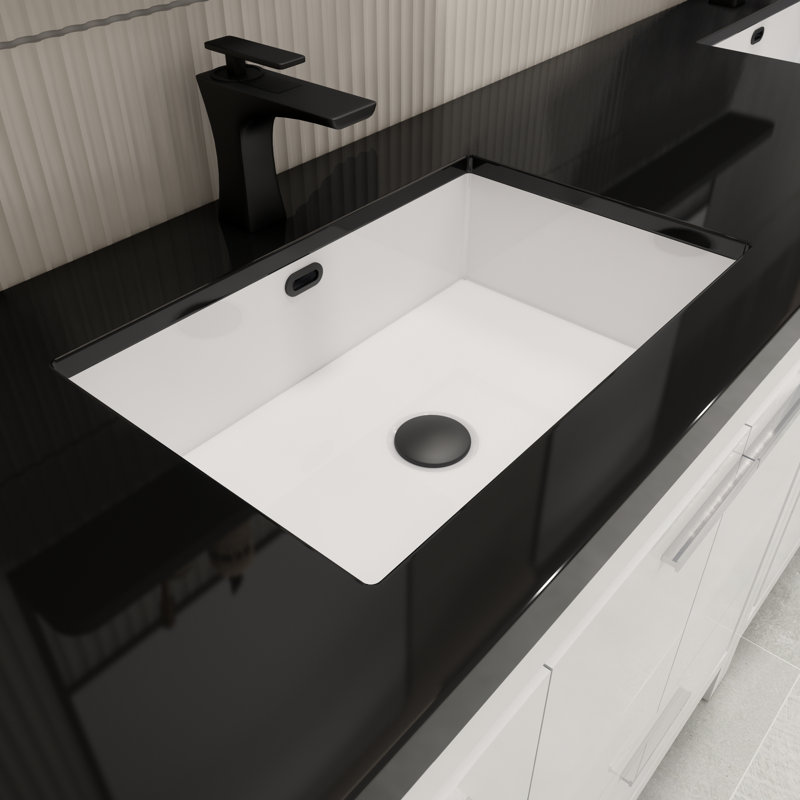 Brayla 84" Double Bathroom Vanity Set, High Gloss White