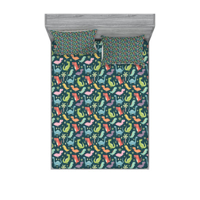Multicolore ensemble de draps et taies décoratives Ambesonne