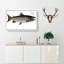 Male Salmon Fish by M.E. Bloch - Wrapped Canvas Print-55308250