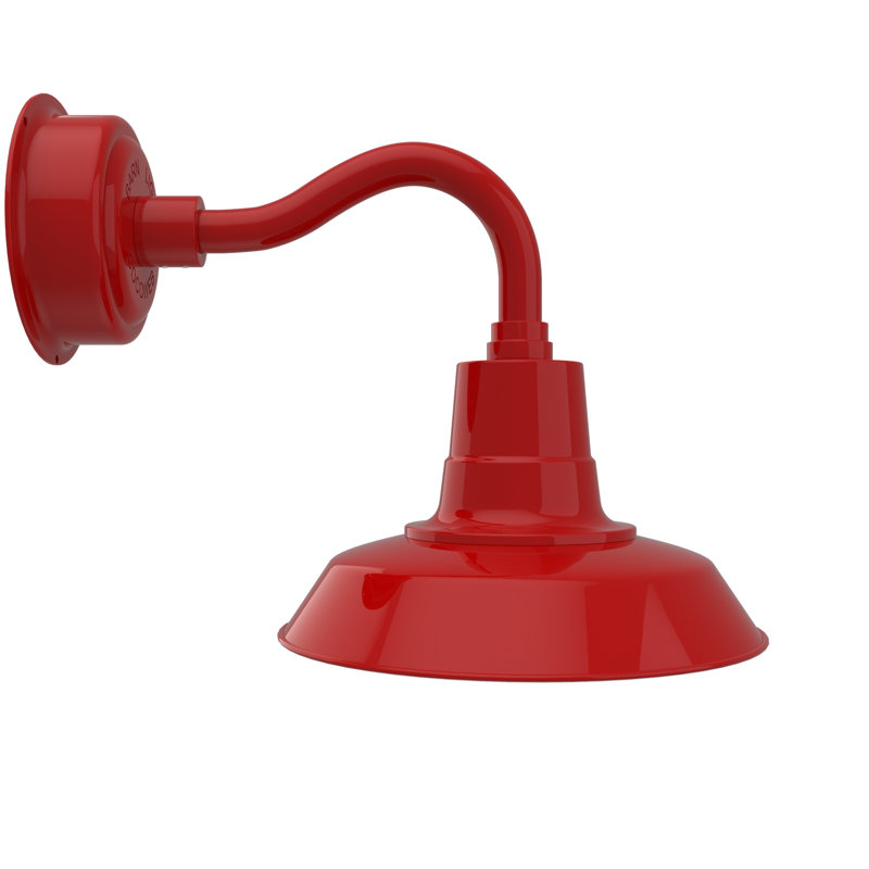 Appliquee à bras 1 lumières Destinee, H 13,53 po x l 12 po x P 26 po, Rouge cerise