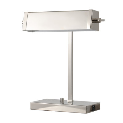 Gunsby 16.5" Metal Table Lamp w/ USB