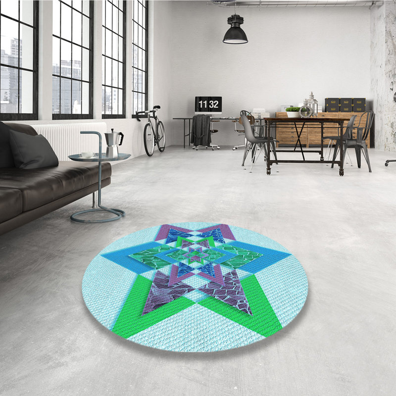 Indoor Rug, Round 4'