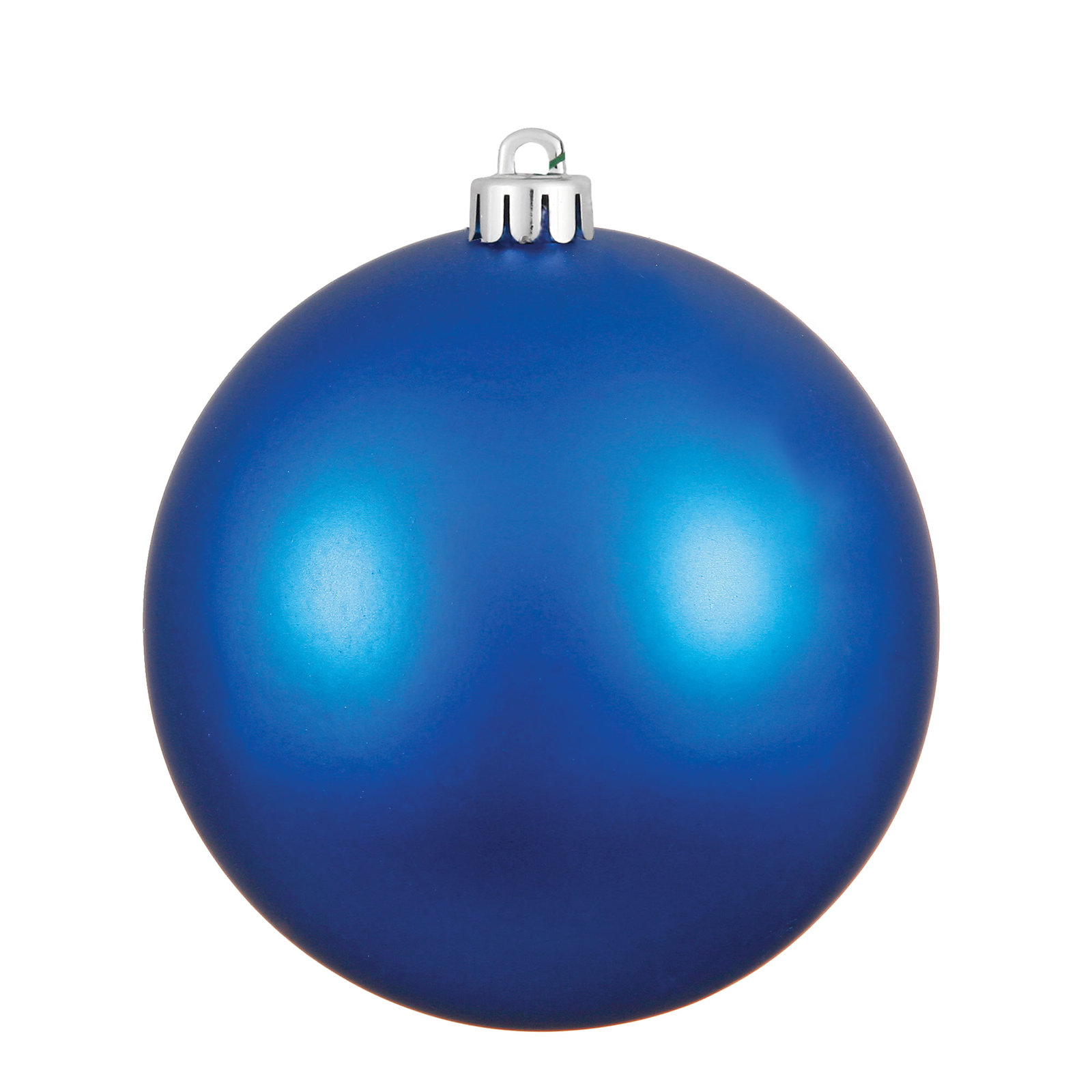 Vickerman 8" Shatterproof Bauble, 2.4'' H X 2.4'' W X 2.4'' D, Blue