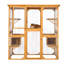Enclos d'extérieur pour chat avec toit 72 po de hauteur-687636384-680110284