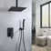 Square Complete Shower System With Rough-In Valve