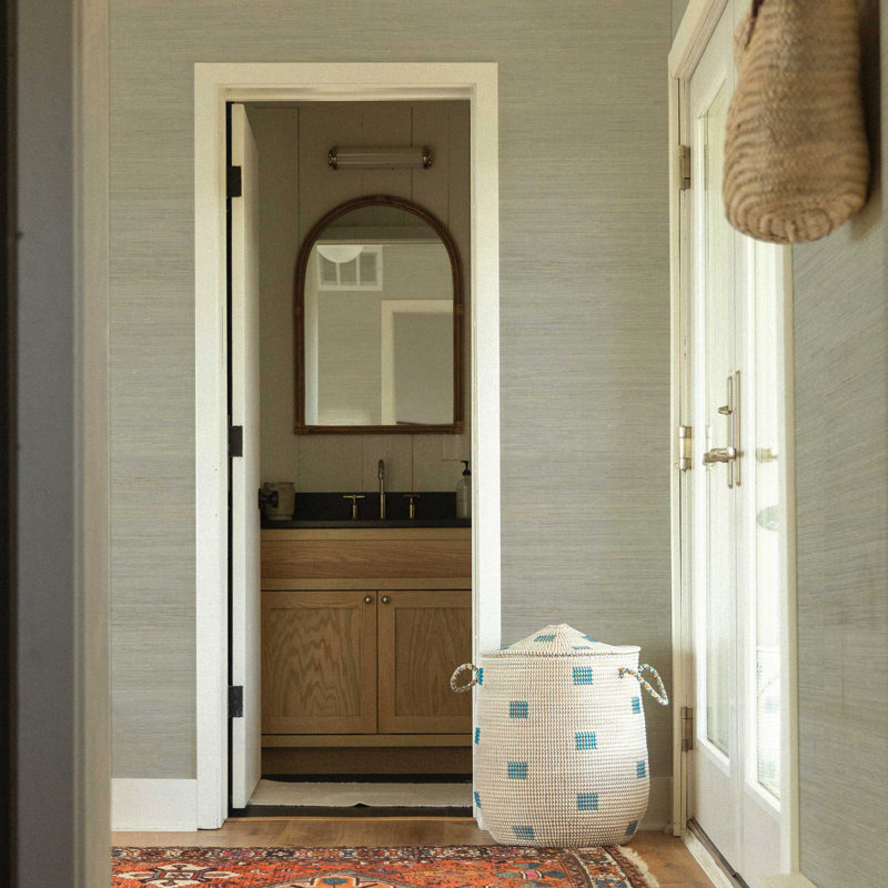 Fine Weave Hemp Authentic Grasscloth Wallpaper