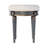 Anicka 18.5 in. Seat Height Round Upholstered and Solid Wood Traditional Vanity Stool-116467473-116467475