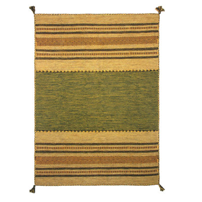 Chinn Striped Hand Woven Area Rug
