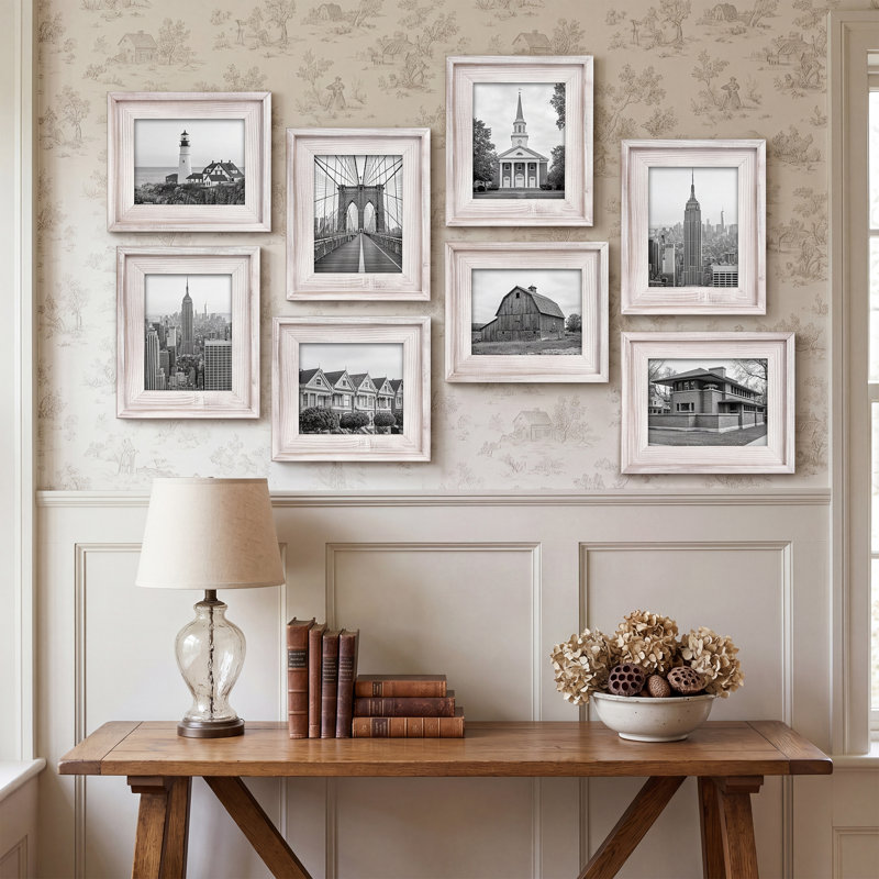 Gallery Wall Wood Frame Set (Set Of 8)