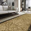 Tapis noir sophistiqué en laine noué à la main de style transitionnel Nadia-715487169