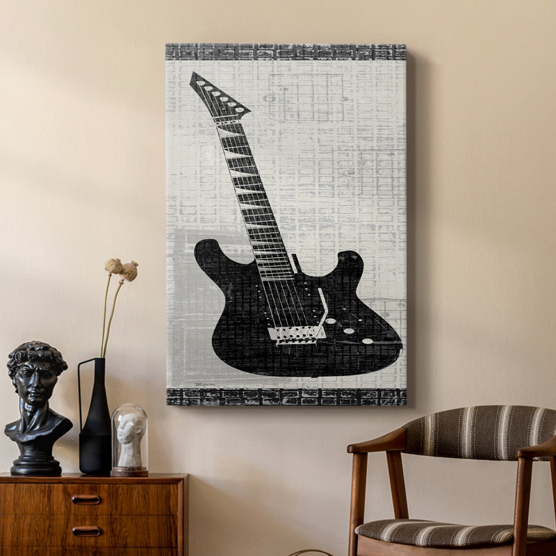 Rock On I - galerie sur mesure, H 18 po x l 12 po