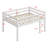 Wood Loft Bed With Ladder-1263386806
