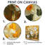 Fleurs jaunes et blanches - jonquilles - décoration murale jonquilles-817250956-817250959