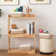 4 Pack Storage Baskets for Organizing Cute Decorative Storage Bins 11.8''Lx7.8''Wx4.7''H, Brown/White
