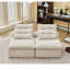 2 accoudoirs modulaires en velours côtelé beige, personnalisables, incluant des coussins lombaires et cervicaux pour une relaxation optimale. 2 options possibles.