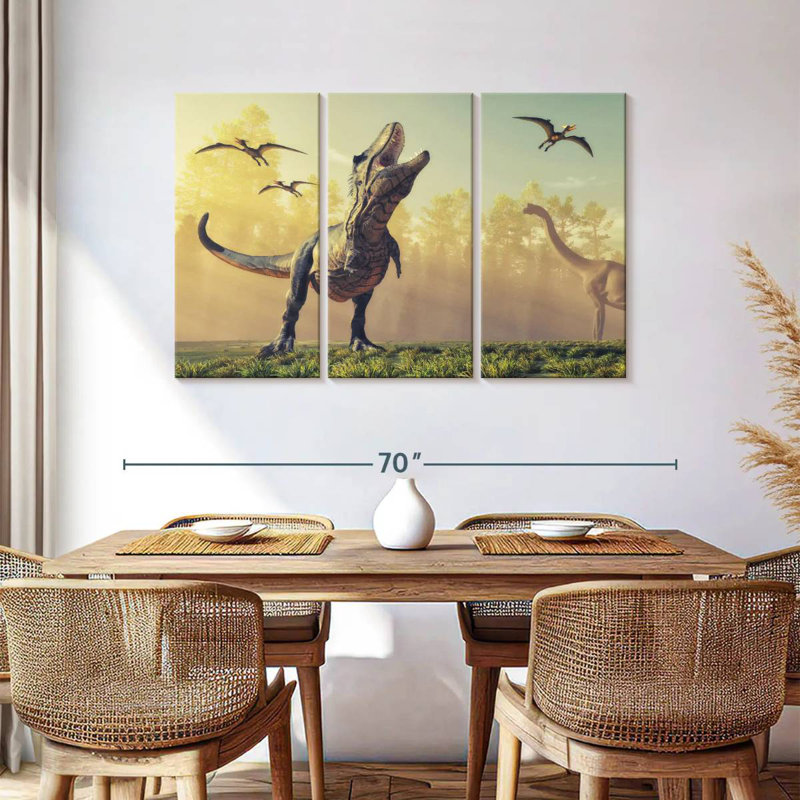 Dinosaur Park, 36" H x 57" W