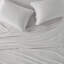 Ensemble de draps en coton 3 pièces, gris, toutes saisons, pour lit simple