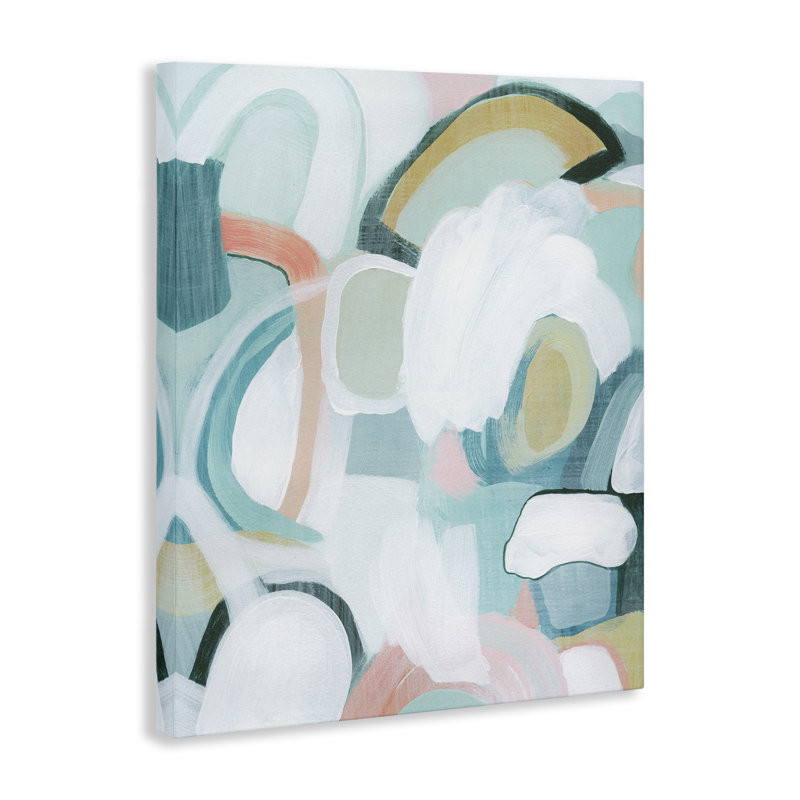  "Pastel Arched Forms", art mural par Grace Popp, H 30 po x l 24 po