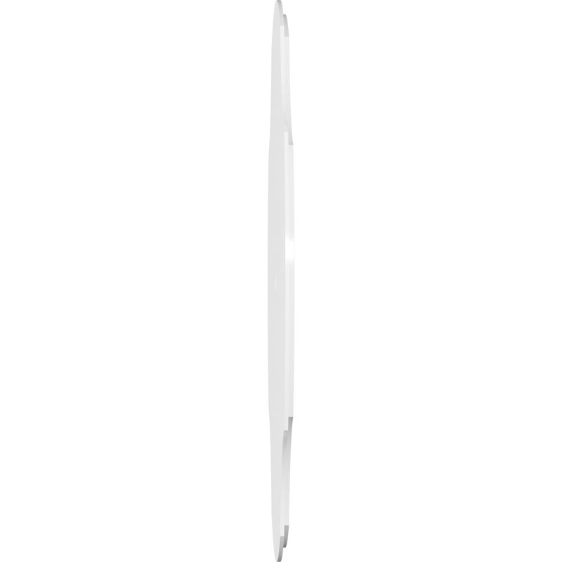 Médaillon de plafond contemporain en PVC Percival, H 1 po x l 34 po x P 34 po