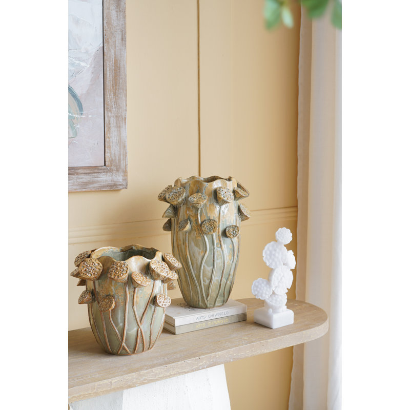 Vase réactif 12X12X16 ", 15,9 po H x 11,8 po L x 11,8 po P