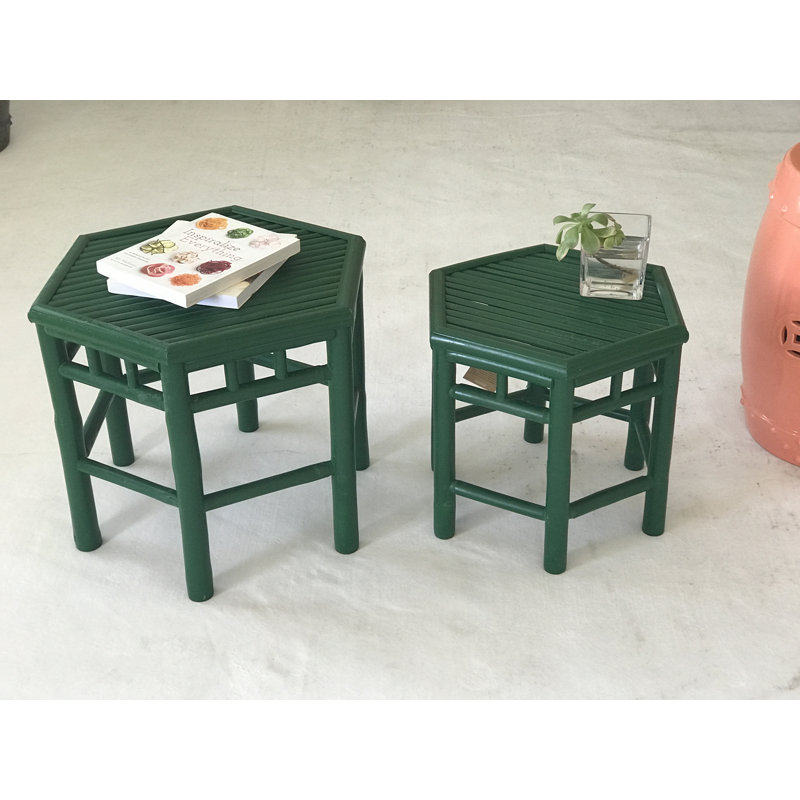Drakes Nesting Tables, Green