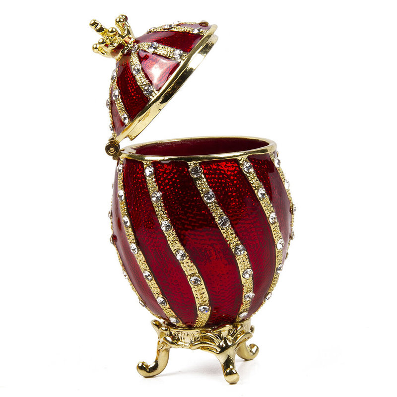 Boîte à bijoux rose, Rouge